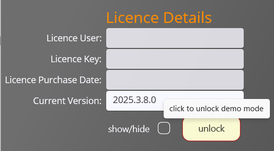 unlock about screen